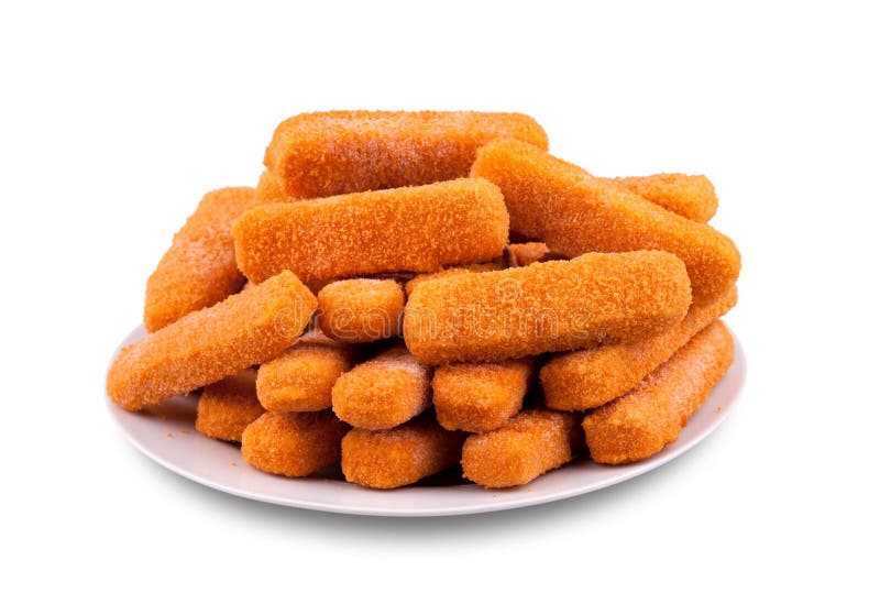Fish Fingers On A Plate Stock Photography Image 27950492