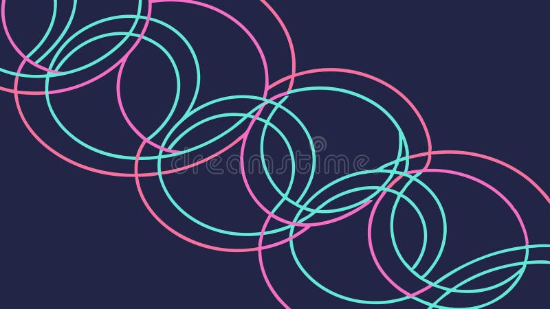 Fish geometric circles, abstract marine design art vector design Generative AI royalty free illustration