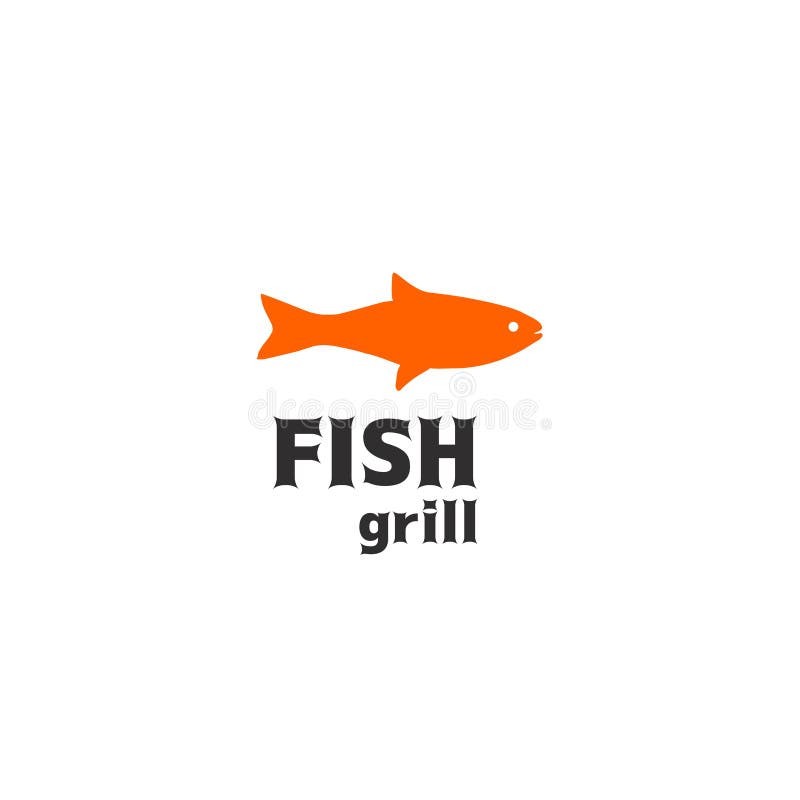 Fish grill stock illustration. Illustration of banner 275034272