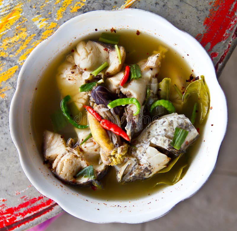 Fish head soup