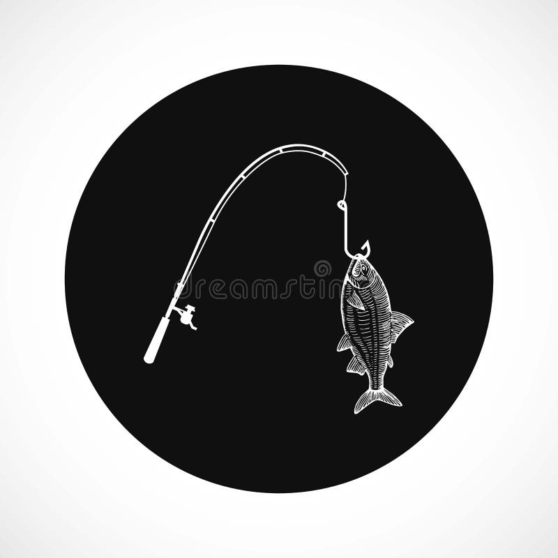 Fishing Hook with Worm Vector Silhouette Stock Vector - Illustration of  color, water: 88833318, silhouette fishing hooks 