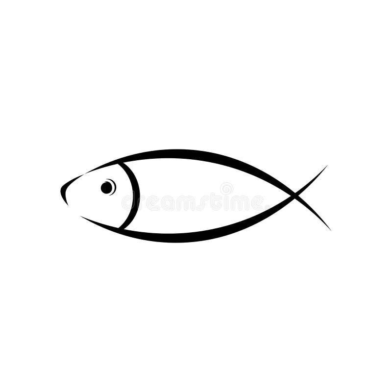 Fish icon logo vector stock vector. Illustration of abstract - 257515192