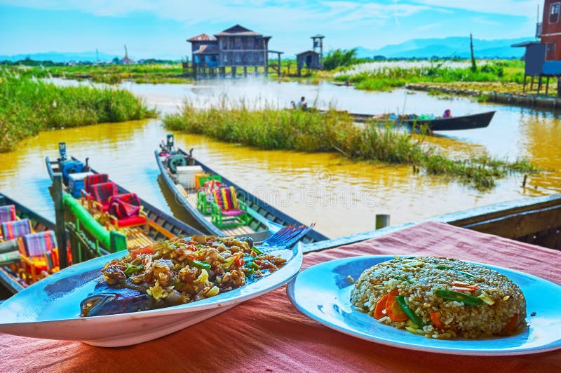 Fish of Inle Lake, Myanmar stock photography Fish of Inle Lake, Myanmar stock photography