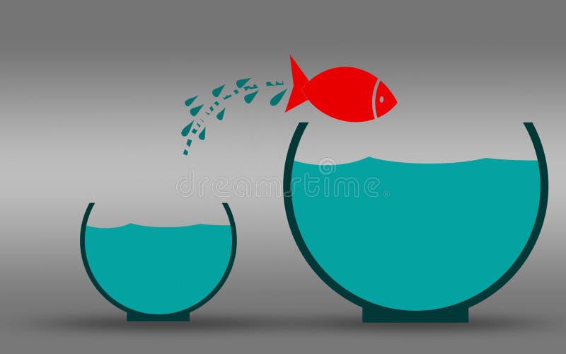 Fish Splashing Out Water Stock Illustrations 1,021 Fish Splashing Out