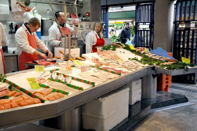 Fish market editorial stock image. Image of doncaster 78943874