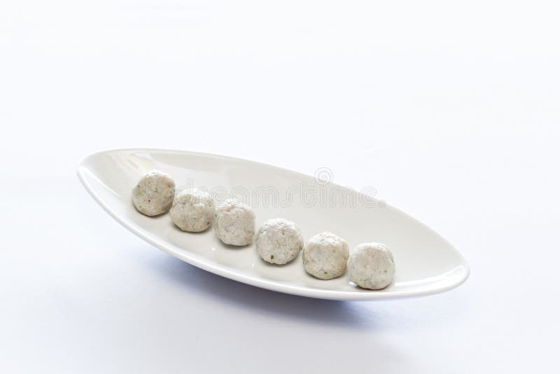 Fish meat ball royalty free stock photos