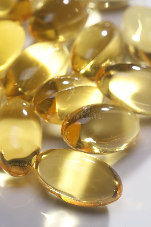 Fish oil health capsules