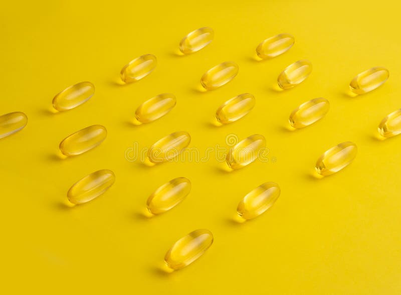 Fish oil omega 3 gel capsules