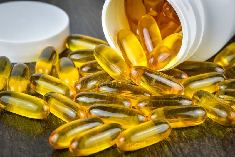 Fish Oil Pills stock photo. Image of supplement, pill 97822252