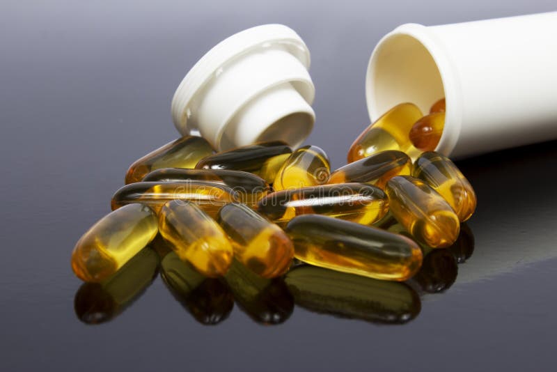 Fish Oil PillsOmega 3 stock image. Image of antioxidant 30641511