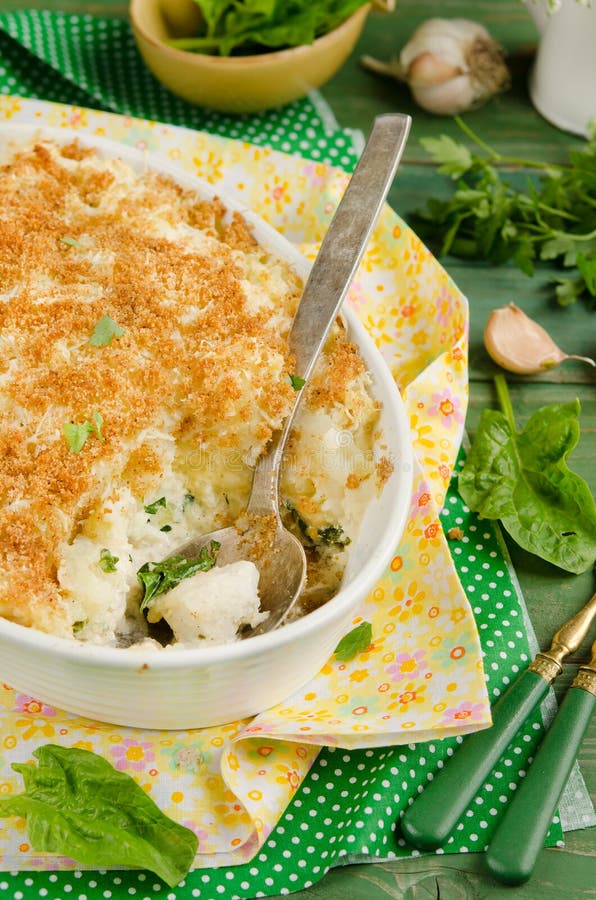 Fish pie royalty free stock photos