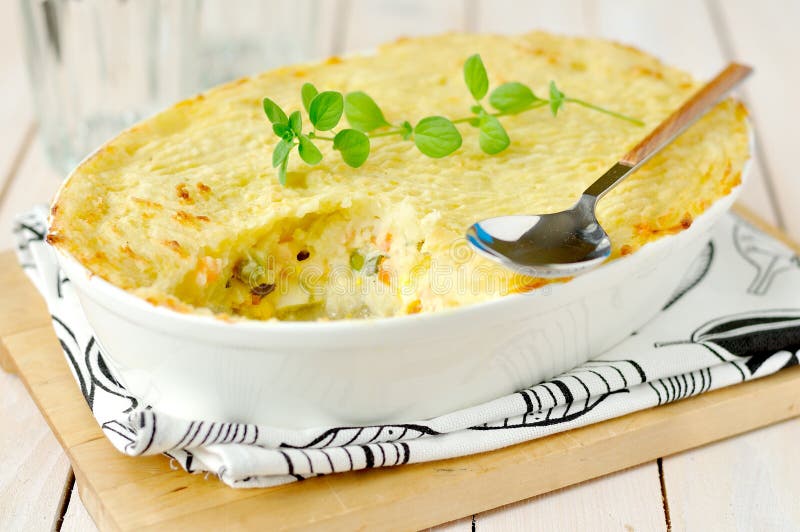 Fish Pie stock photos