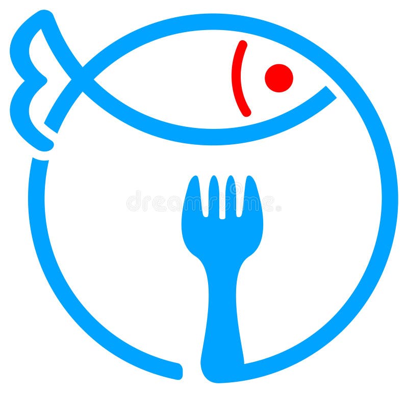 Fish on a plate stock vector. Illustration of curl, food 28475924