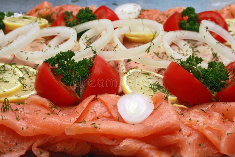Fish platter stock image. Image of gastronomy, catering 16955985