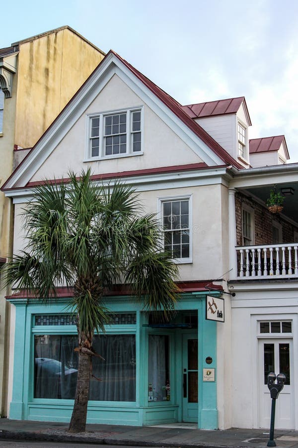 Fish Restaurant, King Street, Charleston, SC. Editorial Stock Image