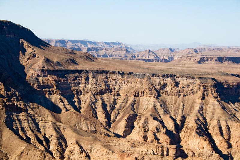 Fish River Canyon in Namibia royalty free stock images