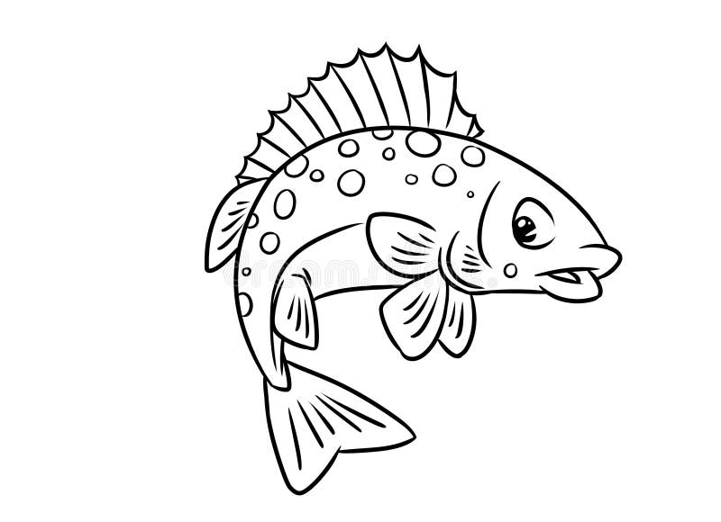 Fish ruff coloring pages