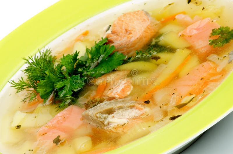 Russian fish soup stock image. Image of dishware, background 27328883