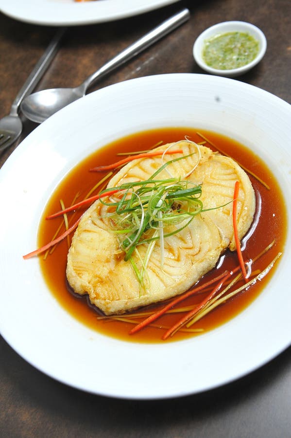 Fish in soy sauce stock image. Image of fish, china, green 31244985