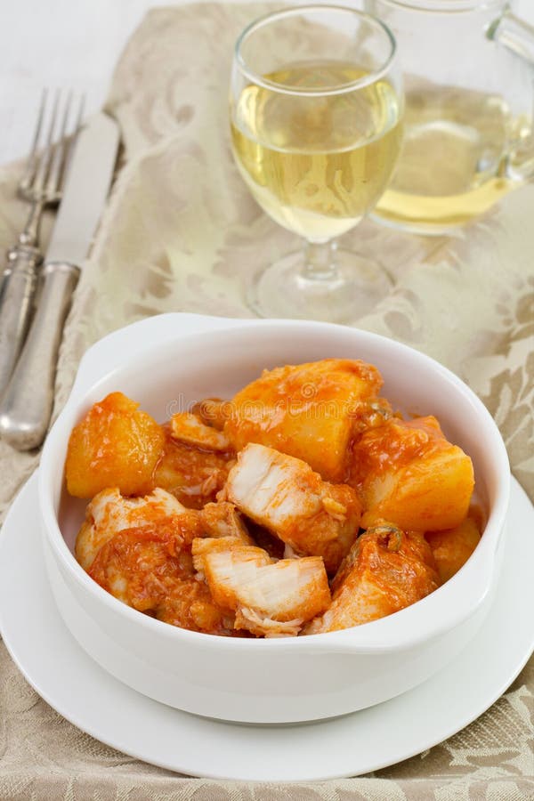 Fish Stew in the White Bowl Stock Photo Image of stew, warm 27663076