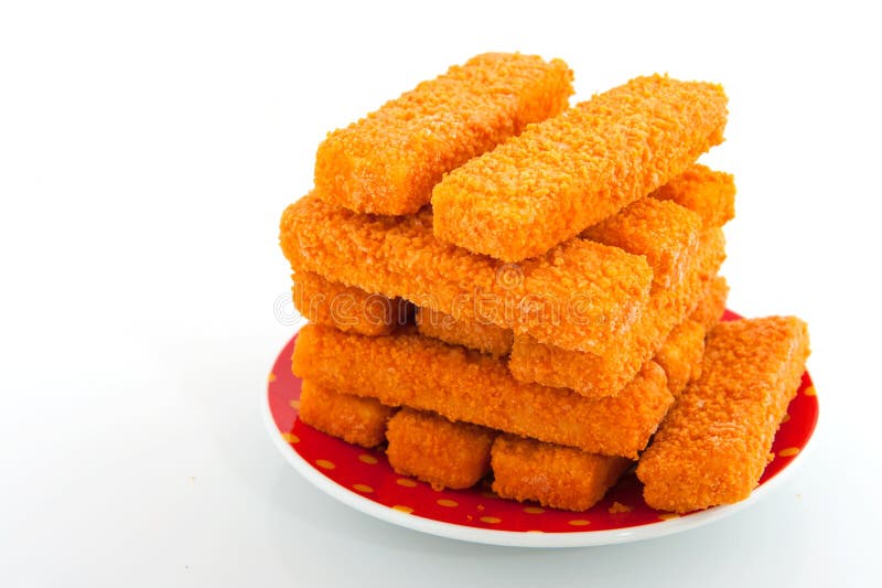 Fish sticks stock images