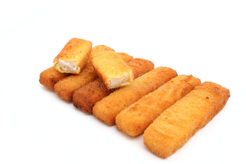 Fish sticks stock photo