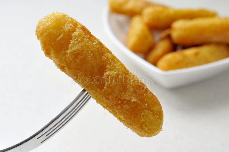 Fish sticks stock images