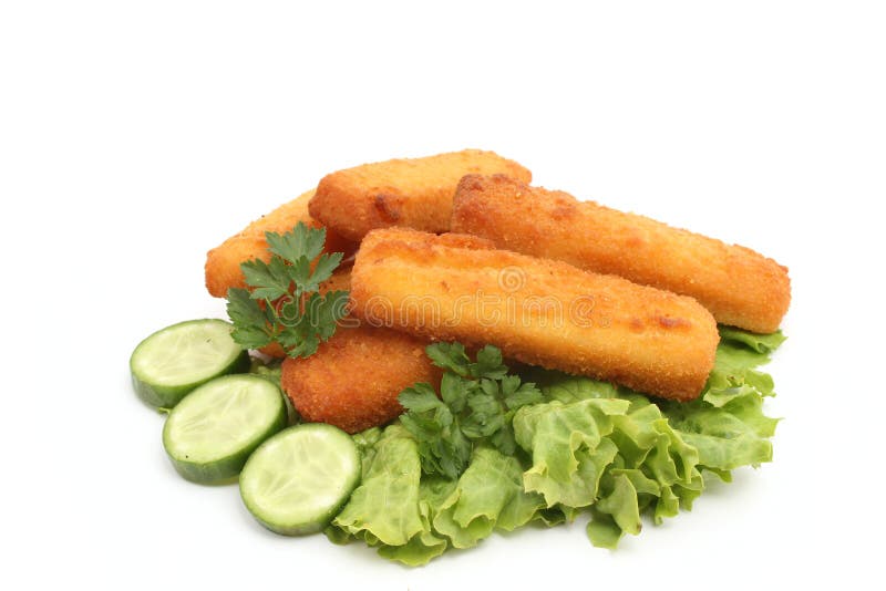Fish sticks royalty free stock image