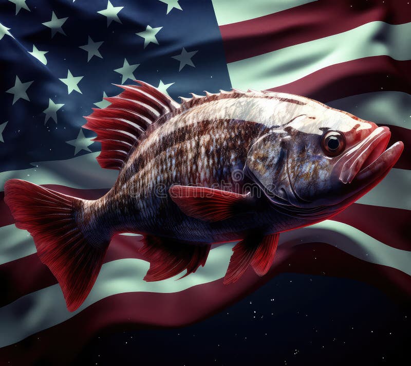 American Flag Fish Stock Illustrations – 302 American Flag Fish