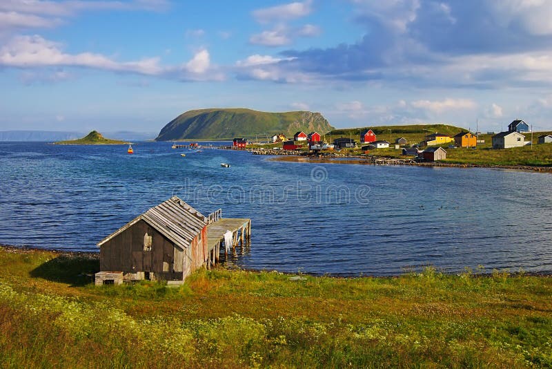 Fish Village. Lofoten Islands, Norway Stock Image - Image of lakeside