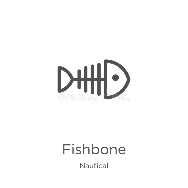 Fishboneikonenvektor von der Seesammlung Dünne Linie Fishboneentwurfsikonen-Vektorillustration Entwurf, dünne Linie Fishbone lizenzfreie abbildung Fishboneikonenvektor von der Seesammlung Dünne Linie Fishboneentwurfsikonen-Vektorillustration Entwurf, dünne Linie Fishbone lizenzfreie abbildung