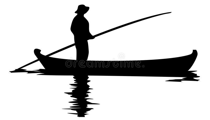 Download Fisher Man in boat stock vector. Illustration of clipart ...