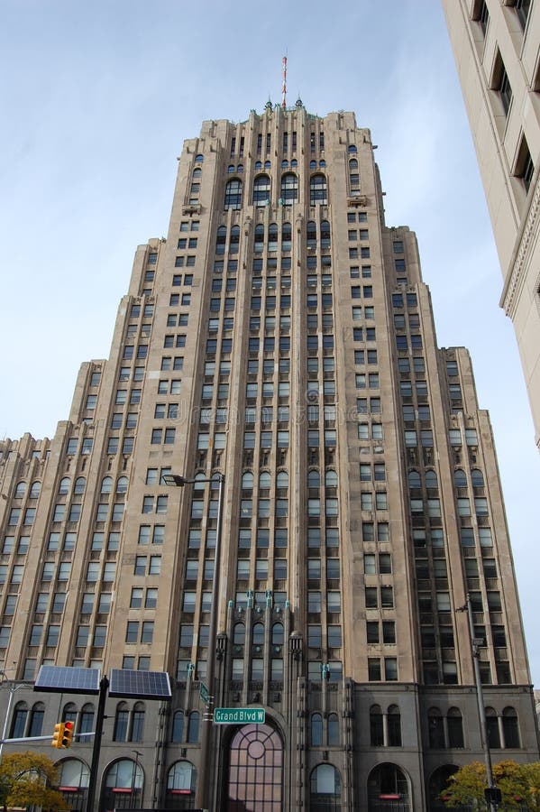 The Fisher Building is a landmark skyscraper located at 3011 West Grand Boulevard in the heart of the New Center area of Detroit, Michigan. The Fisher Building is a landmark skyscraper located at 3011 West Grand Boulevard in the heart of the New Center area of Detroit, Michigan.