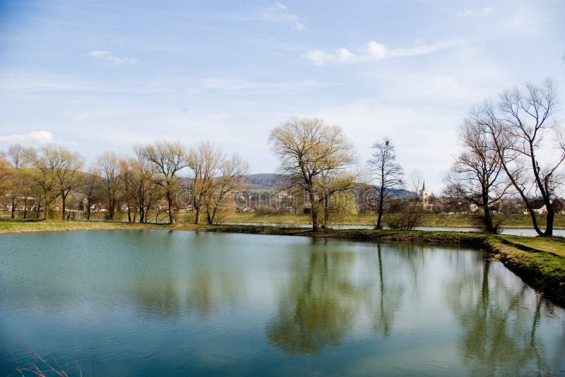 Fisheries pond