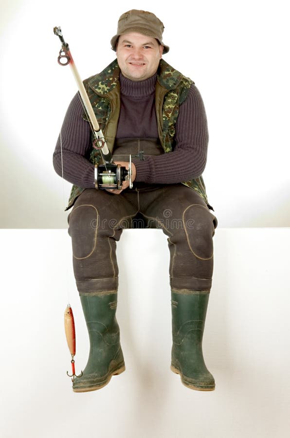 Fisherman royalty free stock photo