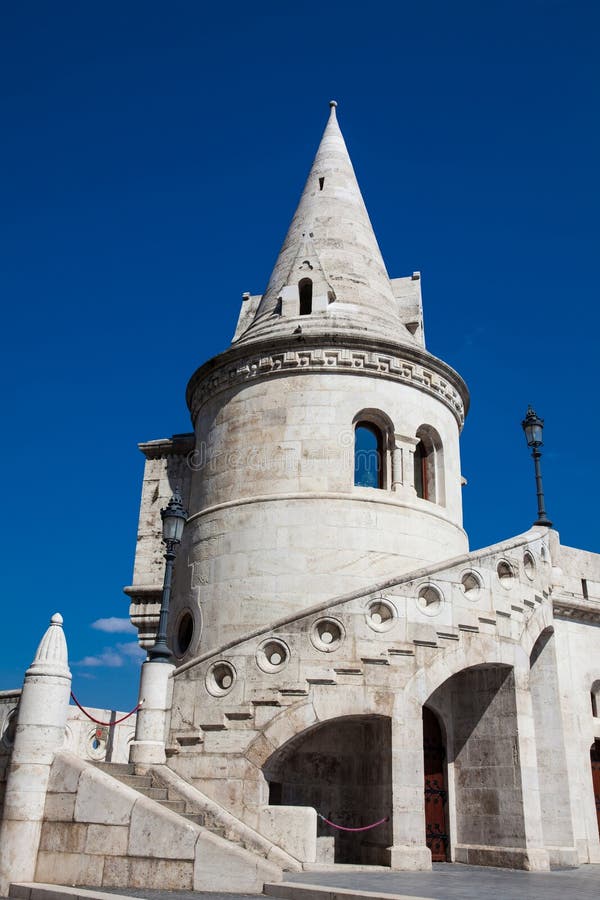 Fisherman Bastion a terrace located on the Buda bank of the Danube at the Castle hill royalty free stock images Fisherman Bastion a terrace located on the Buda bank of the Danube at the Castle hill royalty free stock images