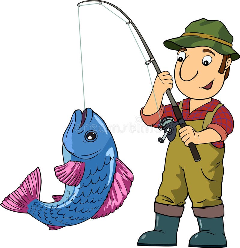 Fisherman Stock Illustrations – 53,229 Fisherman Stock