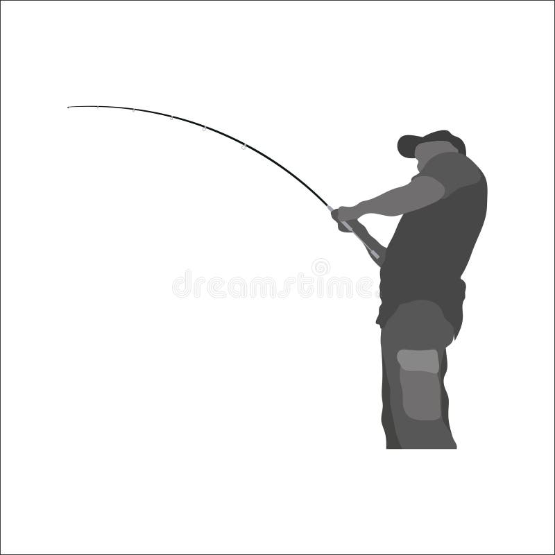 Fishing Silhouette Man Rod Stock Illustrations – 2,274 Fishing