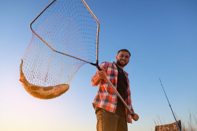 889 Man Holding Fishing Net Stock Photos - Free & Royalty-Free