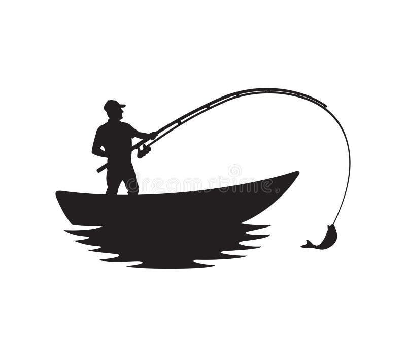 Man Catching Fish Silhouettes Stock Illustrations – 5 Man Catching Fish  Silhouettes Stock Illustrations, Vectors & Clipart - Dreamstime