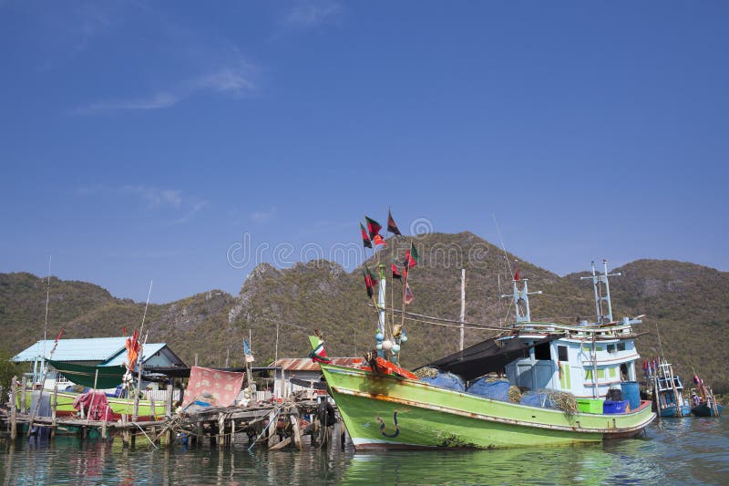 Fisherman village stock photo. Image of colorful, people 26278606