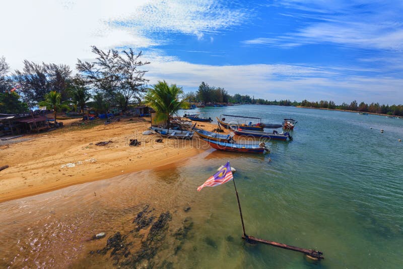 The fisherman village stock image. Image of landscape - 57515709