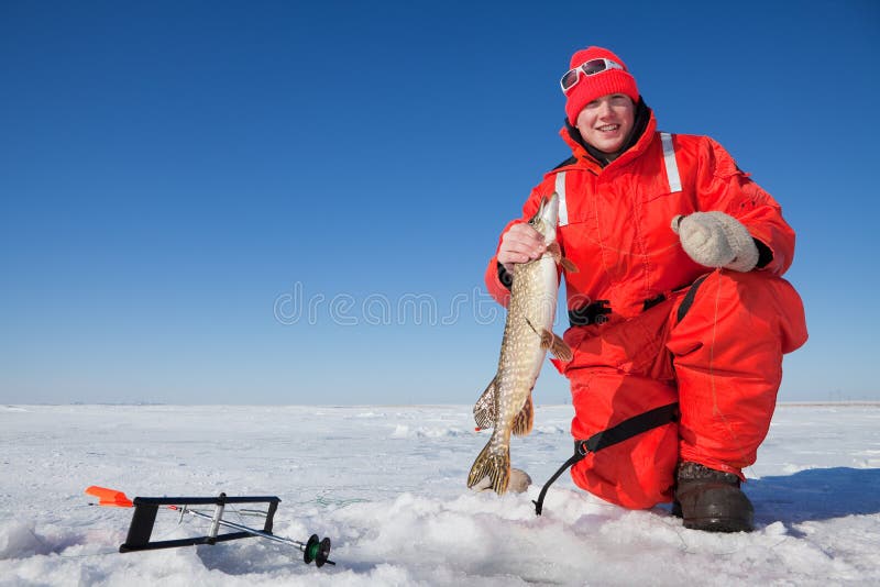 Fishermans catch stock image