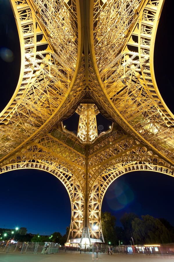 Fisheye View of Eiffel Tower