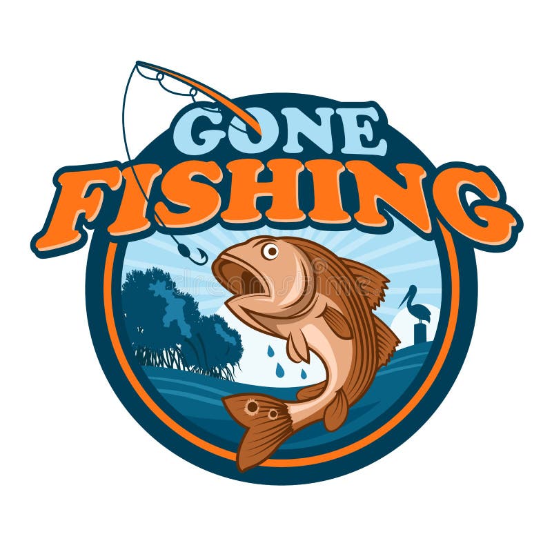 Gone Fishing Stock Illustrations – 295 Gone Fishing Stock