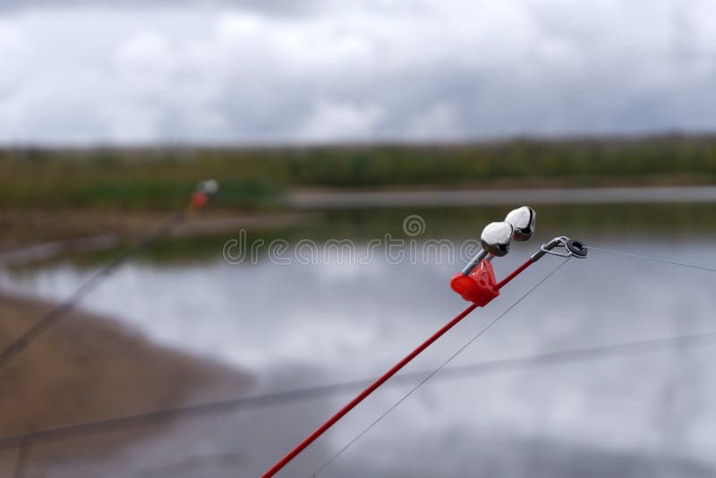 Fishing Bell at the End of a Fishing Rod. Bells Will Ring when the Fish is  Hooked Stock Image - Image of reel, coastline: 145117959