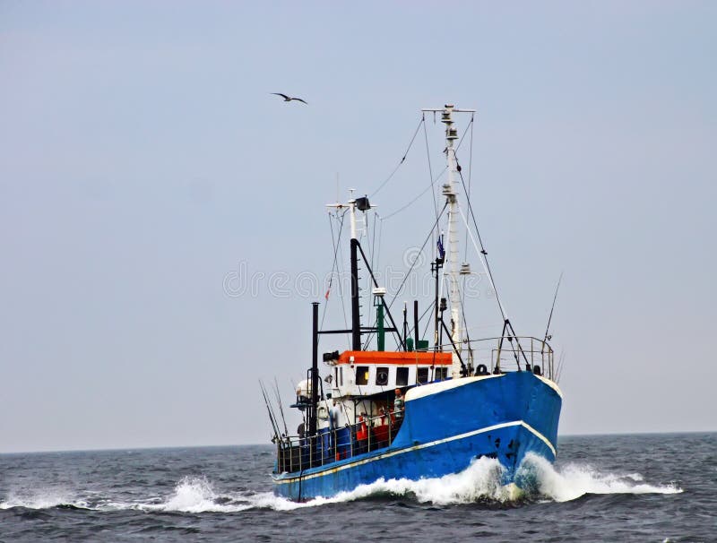 Viaggio di pesca nel mar baltico.