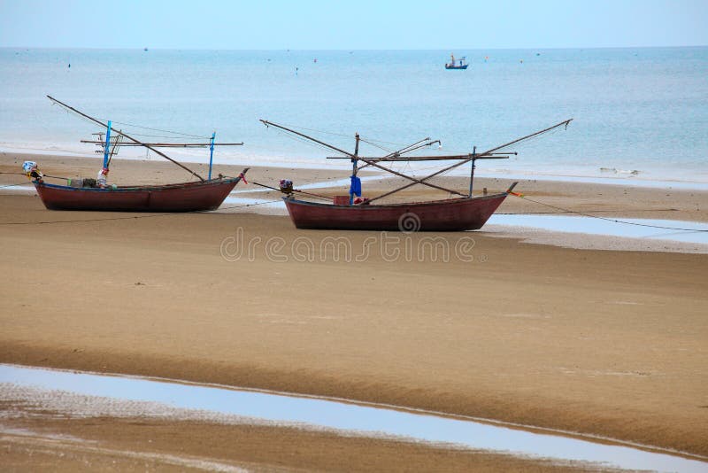 Fishing boat on the beach