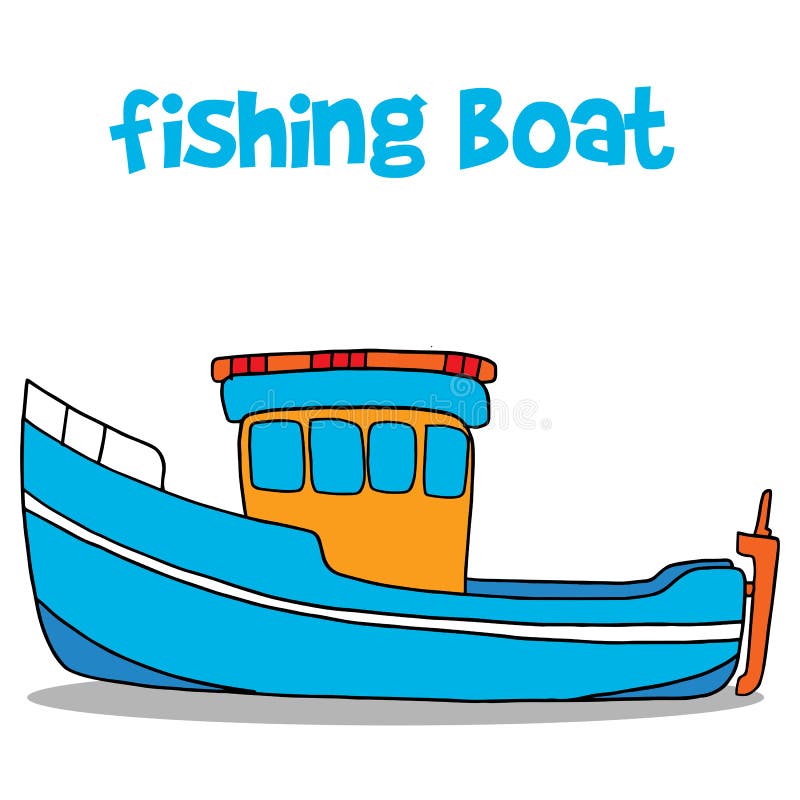 Download Fishing Boat Cartoon Vector Art Stock Vector ...