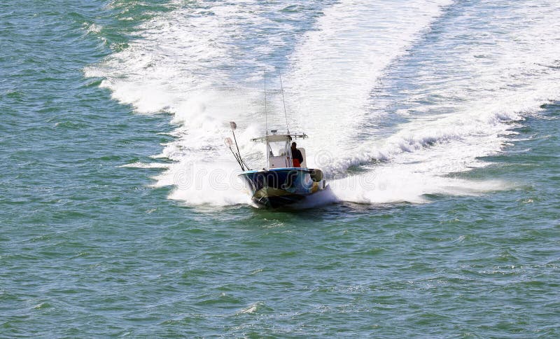 Fishing boat in Miami beach Florida Caribbean boat royalty free stock photography Fishing boat in Miami beach Florida Caribbean boat royalty free stock photography